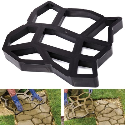 Jaxpety Concrete Stepping Road DIY Stone Molds Outdoor Decorative Stone Walk Maker   
